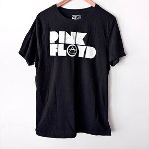 Pink Floyd T-Shirt Black And White Graphic Tee Dark Side Of The Moon Concert Mer